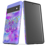 For Google Pixel 6 Pro Case Tough Protective Cover Enchanted Butterfly | iCoverLover Australia