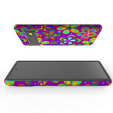 For Google Pixel 6 Pro Case Tough Protective Cover Purple Floral Design | iCoverLover Australia