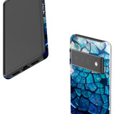 For Google Pixel 6 Pro Case Tough Protective Cover Blue Mirror | iCoverLover Australia