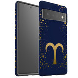 For Google Pixel 6 Pro Case Tough Protective Cover Aries Sign | iCoverLover Australia