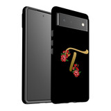 For Google Pixel 6 Case, Protective Back Cover,Embellished Letter T | iCoverLover Australia