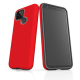 For Google Pixel 5 Case Armour Protective Cover Red | iCoverLover Australia