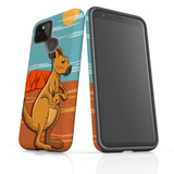 For Google Pixel 5 Case Armour Protective Cover Lovely Kangaroo | iCoverLover Australia