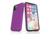 Purple For iPhone 11 Pro Max Tough Case, Protective Back Cover | iCoverLover Australia