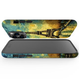 For iPhone 14 Pro Tough Protective Case, Eiffel Tower Painting | iCoverLover Australia