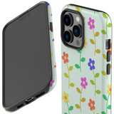 For iPhone 14 Pro Max Case Tough Protective Cover, Colourful Flowers | iCoverLover Australia