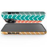 For iPhone 14 Pro Case Tough Protective Cover, Colourful ZigZag | iCoverLover Australia