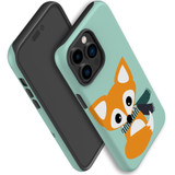 For iPhone 14 Pro Max Case Tough Protective Cover, Cute Brown Fox | iCoverLover Australia