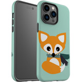 For iPhone 14 Pro Max Case Tough Protective Cover, Cute Brown Fox | iCoverLover Australia