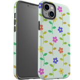 For iPhone 14 Case Tough Protective Cover, Colourful Flowers | iCoverLover Australia