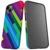 For iPhone 14 Plus Case Tough Protective Cover, Rainbow | iCoverLover Australia