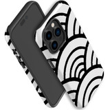 For iPhone 14 Pro Max Case Tough Protective Cover, Japanese Folk Waves | iCoverLover Australia