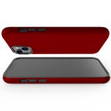 For iPhone 14 Case Tough Protective Cover, Maroon Red | iCoverLover Australia