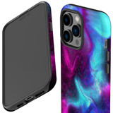 For iPhone 14 Pro Case Tough Protective Cover, Abstract Galaxy | iCoverLover Australia