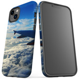 For iPhone 14 Plus Case Tough Protective Cover, Sky Clouds From Plane | iCoverLover Australia
