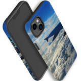 For iPhone 14 Plus Case Tough Protective Cover, Sky Clouds From Plane | iCoverLover Australia