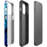 For iPhone 14 Pro Max Case Tough Protective Cover, Blue Mirror | iCoverLover Australia