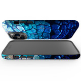 For iPhone 14 Pro Max Case Tough Protective Cover, Blue Mirror | iCoverLover Australia