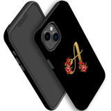 For iPhone 14 Case Tough Protective Cover, Embellished Letter A | iCoverLover Australia