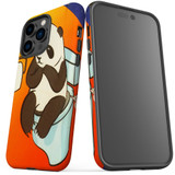For iPhone 14 Pro Case Tough Protective Cover, Pandas Toilet | iCoverLover Australia