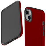 For iPhone 14 Plus Case Tough Protective Cover, Maroon Red | iCoverLover Australia