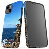 For iPhone 14 Plus Case Tough Protective Cover, Ocean Cliffs | iCoverLover Australia