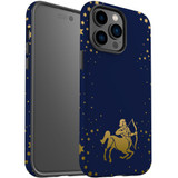 For iPhone 14 Pro Max Case Tough Protective Cover, Sagittarius Drawing | iCoverLover Australia