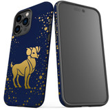 For iPhone 14 Pro Max Case Tough Protective Cover, Aries Drawing | iCoverLover Australia