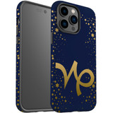 For iPhone 14 Pro Max Case Tough Protective Cover, Capricorn Sign | iCoverLover Australia