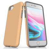 For Apple iPhone SE 5G (2022)/SE (2020)/8/7 Case, Protective Back Cover,Peach Orange | iCoverLover Australia