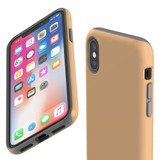 For iPhone XS Max Case, Protective Back Cover,Peach Orange | iCoverLover Australia