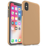 For iPhone XS Max Case, Protective Back Cover,Peach Orange | iCoverLover Australia