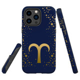 For iPhone 14 Pro Case Tough Protective Cover, Aries Sign | iCoverLover Australia