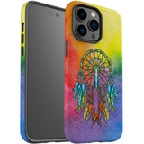 For iPhone 14 Pro Case Tough Protective Cover, Colourful Dreamcatcher | iCoverLover Australia