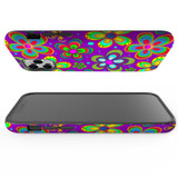 For iPhone 12 Pro/12 Case, Protective Back Cover,Purple Floral Design | iCoverLover Australia