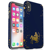 For iPhone XS Max Case, Protective Back Cover,Sagittarius Drawing | iCoverLover Australia