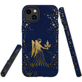 For iPhone 14 Plus Case Tough Protective Cover, Virgo Drawing | iCoverLover Australia
