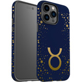 For iPhone 14 Pro Case Tough Protective Cover, Taurus Sign | iCoverLover Australia