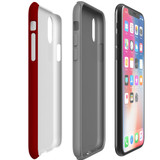 For iPhone XS Max Case, Protective Back Cover,Maroon Red | iCoverLover Australia