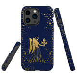 For iPhone 14 Pro Case Tough Protective Cover, Virgo Drawing | iCoverLover Australia