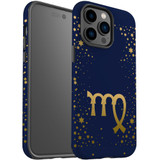 For iPhone 14 Pro Case Tough Protective Cover, Virgo Sign | iCoverLover Australia