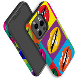 For iPhone 13 Pro Case, Protective Back Cover, Pop Art Lips | iCoverLover Australia