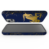 For iPhone 13 Case, Protective Back Cover, Capricorn Drawing | iCoverLover Australia