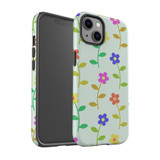 For iPhone 13 Case, Protective Back Cover, Colourful Flowers | iCoverLover Australia