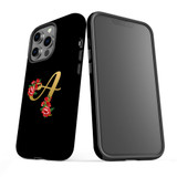 For iPhone 13 Pro Max Case, Protective Back Cover, Embellished Letter A | iCoverLover Australia
