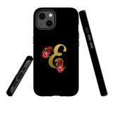 For iPhone 13 Case, Protective Back Cover, Embellished Letter E | iCoverLover Australia