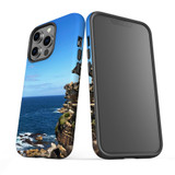For iPhone 13 Pro Max Case, Protective Back Cover, Ocean Cliffs | iCoverLover Australia