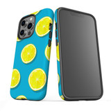 For iPhone 13 Pro Max Case, Protective Back Cover, Lemon Slices | iCoverLover Australia