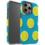 For iPhone 13 Pro Max Case, Protective Back Cover, Lemon Slices | iCoverLover Australia