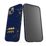 For iPhone 13 Case, Protective Back Cover, Aquarius Sign | iCoverLover Australia